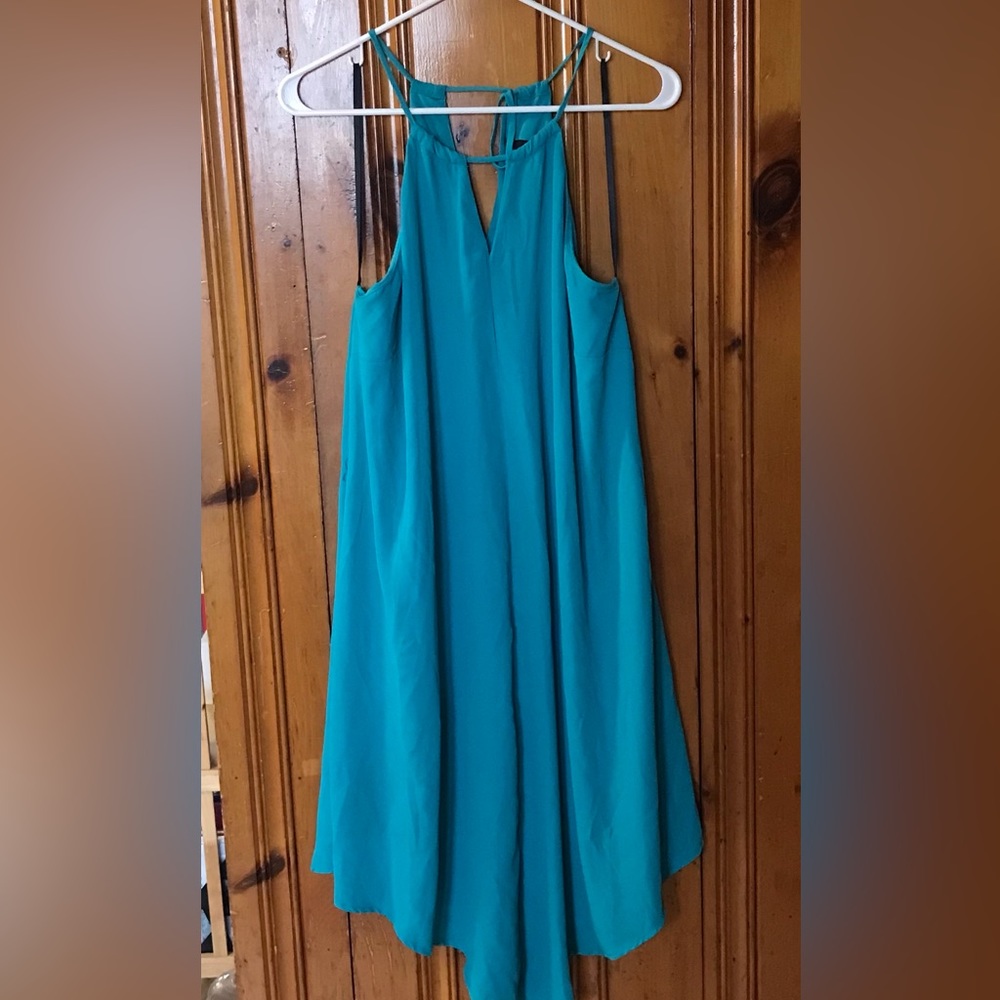 Teal dress